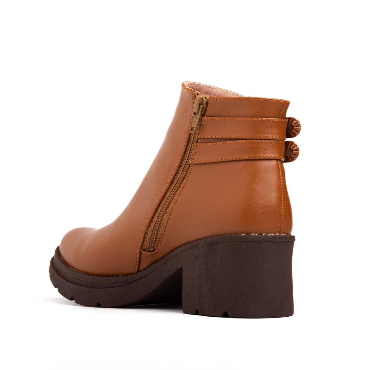BOTINES MUJER FURRY CAMEL - 6
