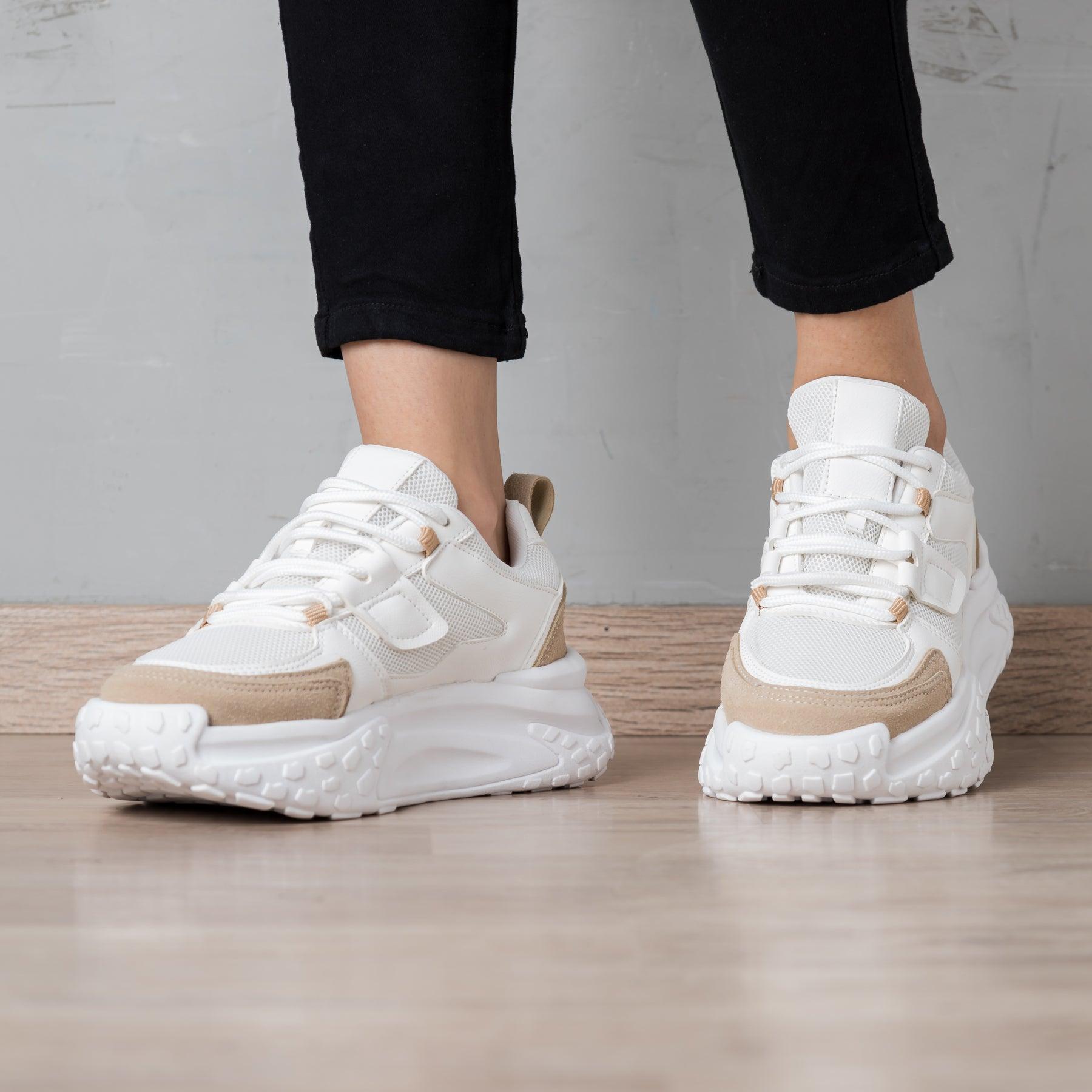 ZAPATILLAS URBANAS MUJER LILIT BEIGE - 2