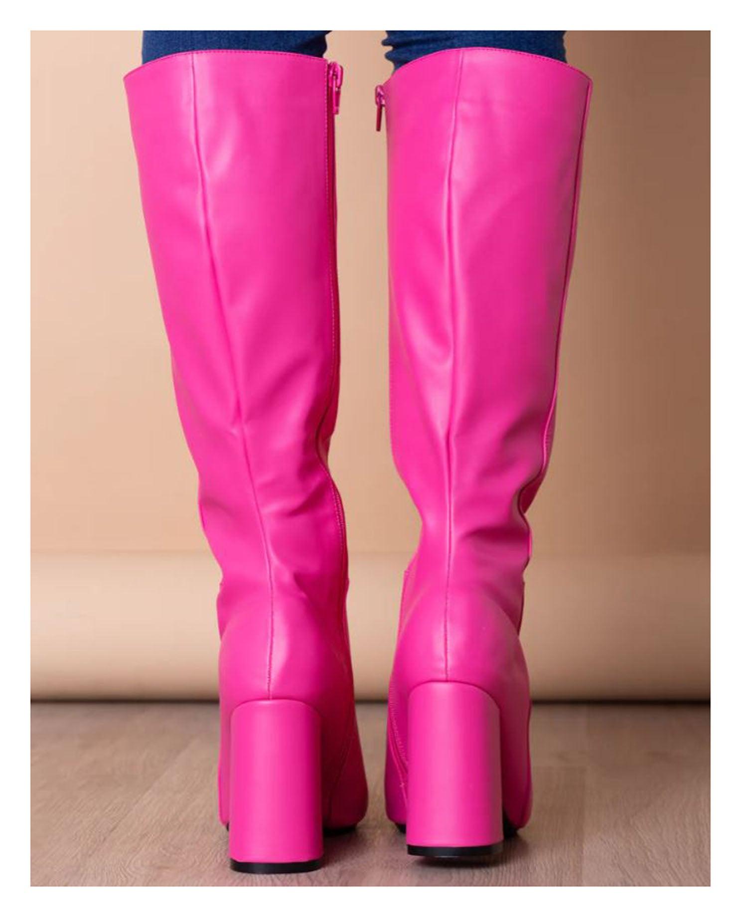 BOTAS MUJER KENDALL FUCSIA - 3