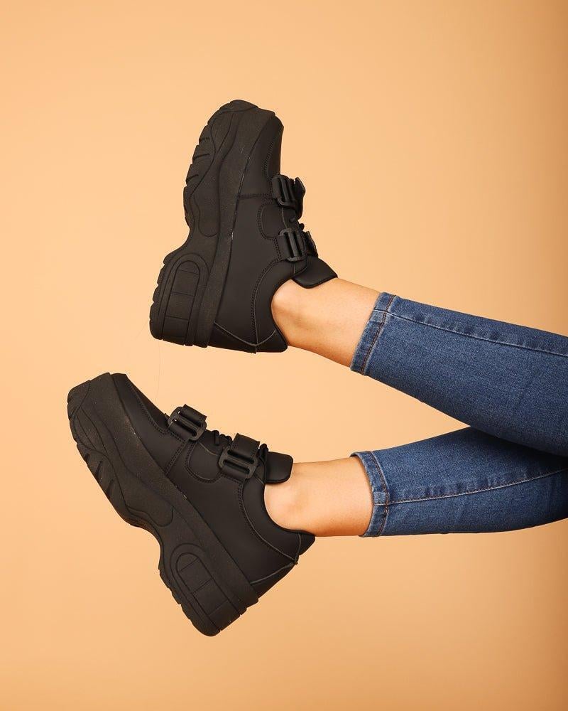 ZAPATILLAS URBANAS MUJER PETRICH NEGRO - 1
