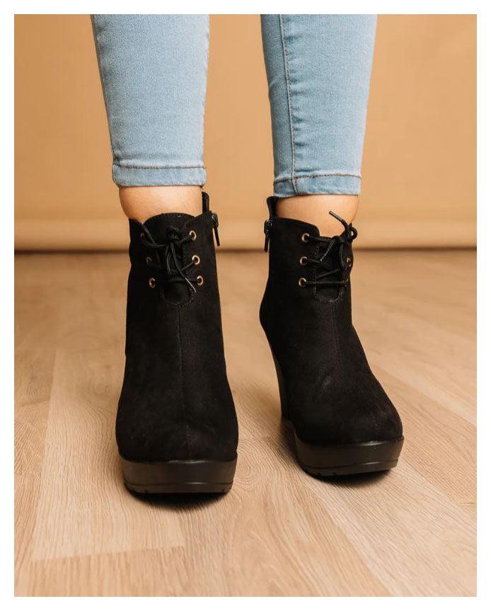 BOTINES MUJER NASSER NEGRO - 2