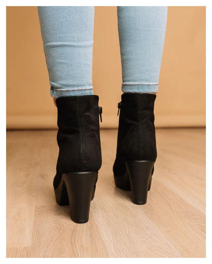 BOTINES MUJER NASSER NEGRO - 3