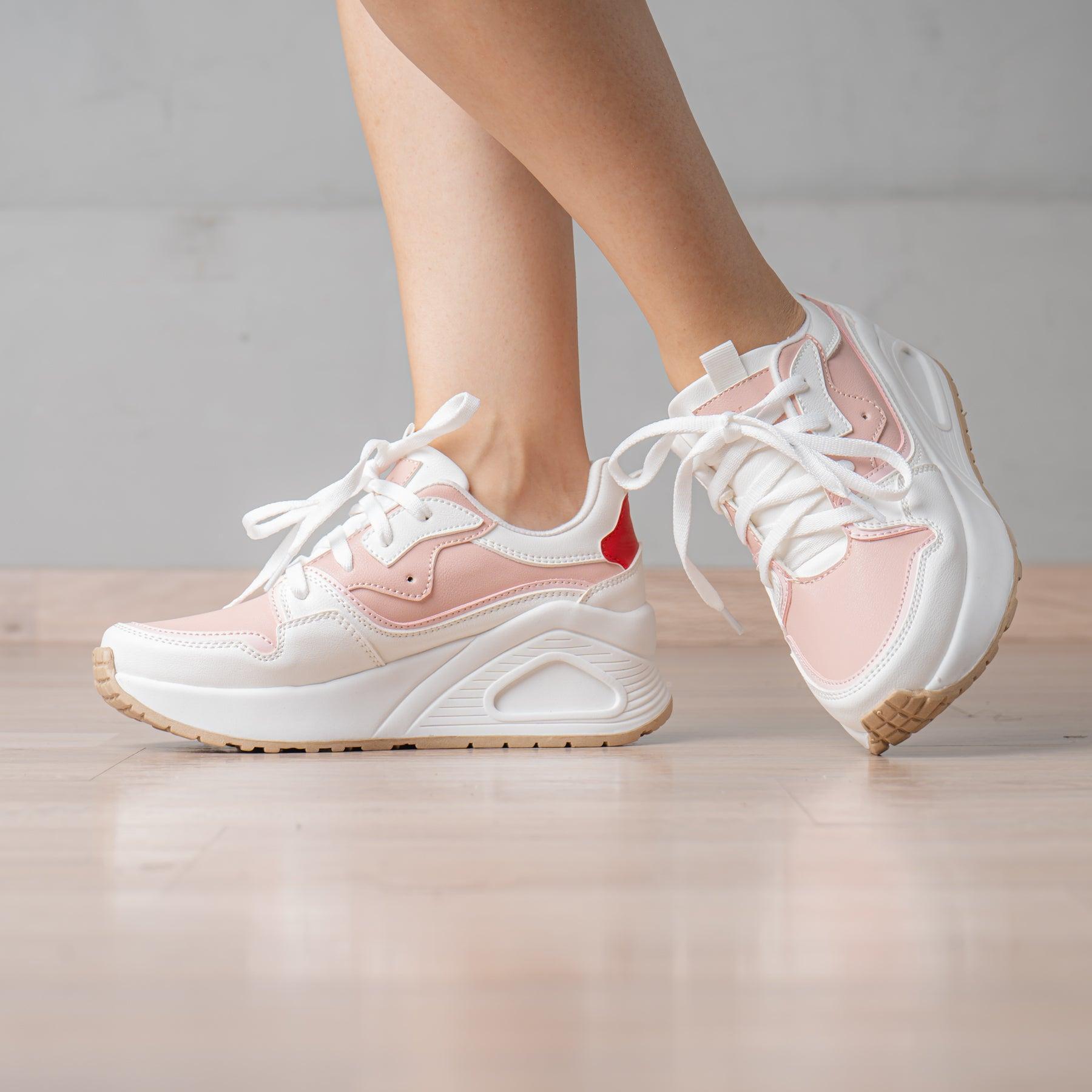 ZAPATILLAS URBANAS MUJER STROKHET ROSADO - 1