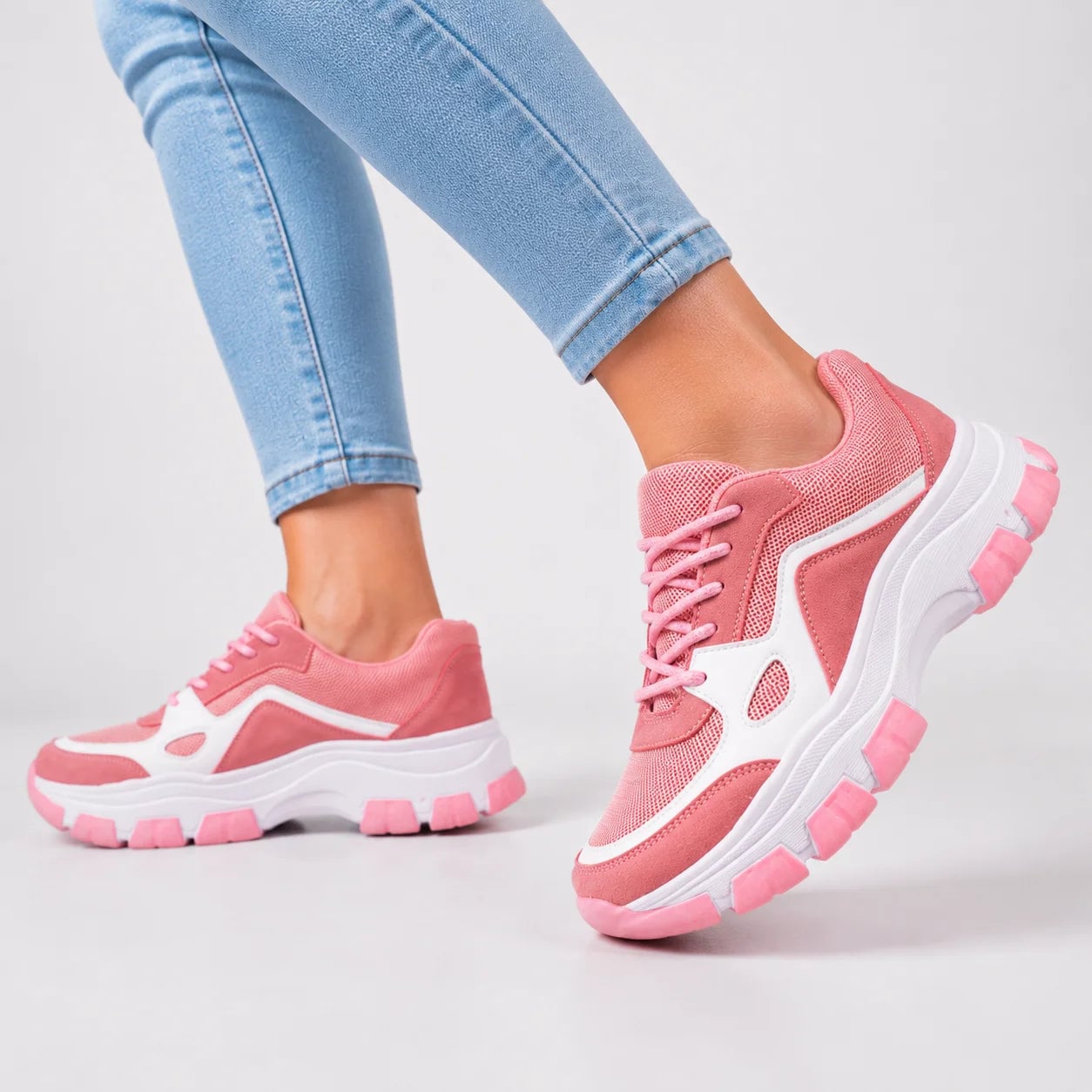 ZAPATILLAS URBANAS MUJER ATHENAS ROSADO - 1