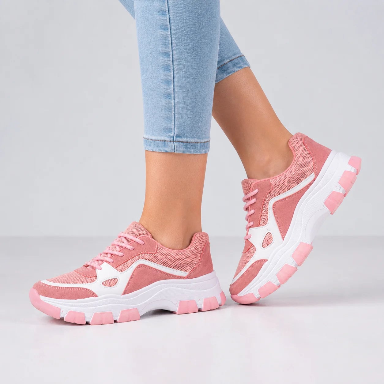 ZAPATILLAS URBANAS MUJER ATHENAS ROSADO - 3