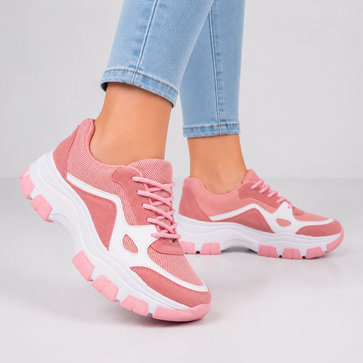 ZAPATILLAS URBANAS MUJER ATHENAS ROSADO - 4