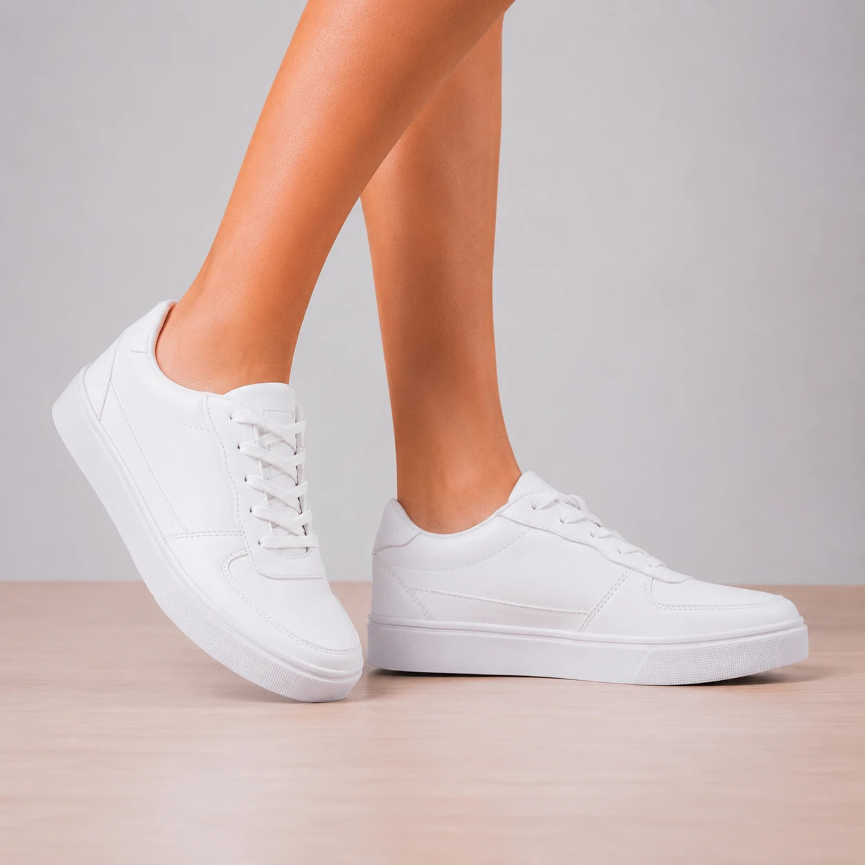 ZAPATILLAS URBANAS MUJER LINE BLANCO - 1