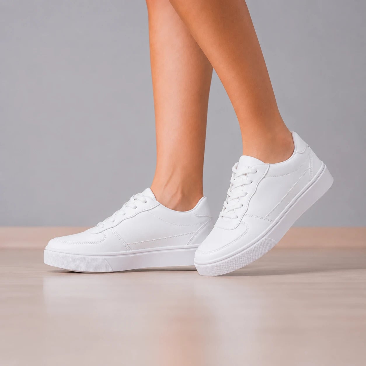 ZAPATILLAS URBANAS MUJER LINE BLANCO - 5