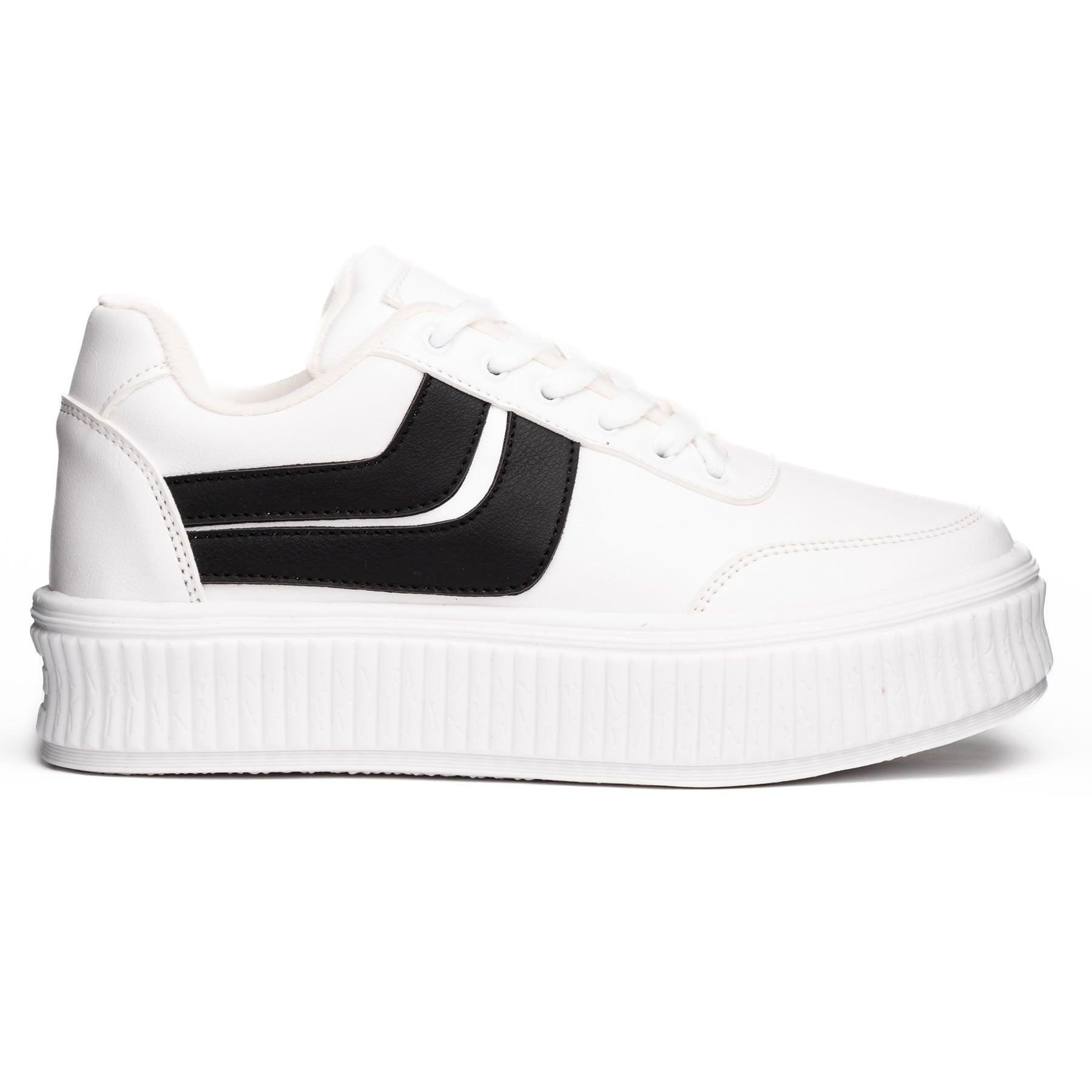 ZAPATILLAS URBANAS MUJER DWANSY BLANCO NEGRO - 4