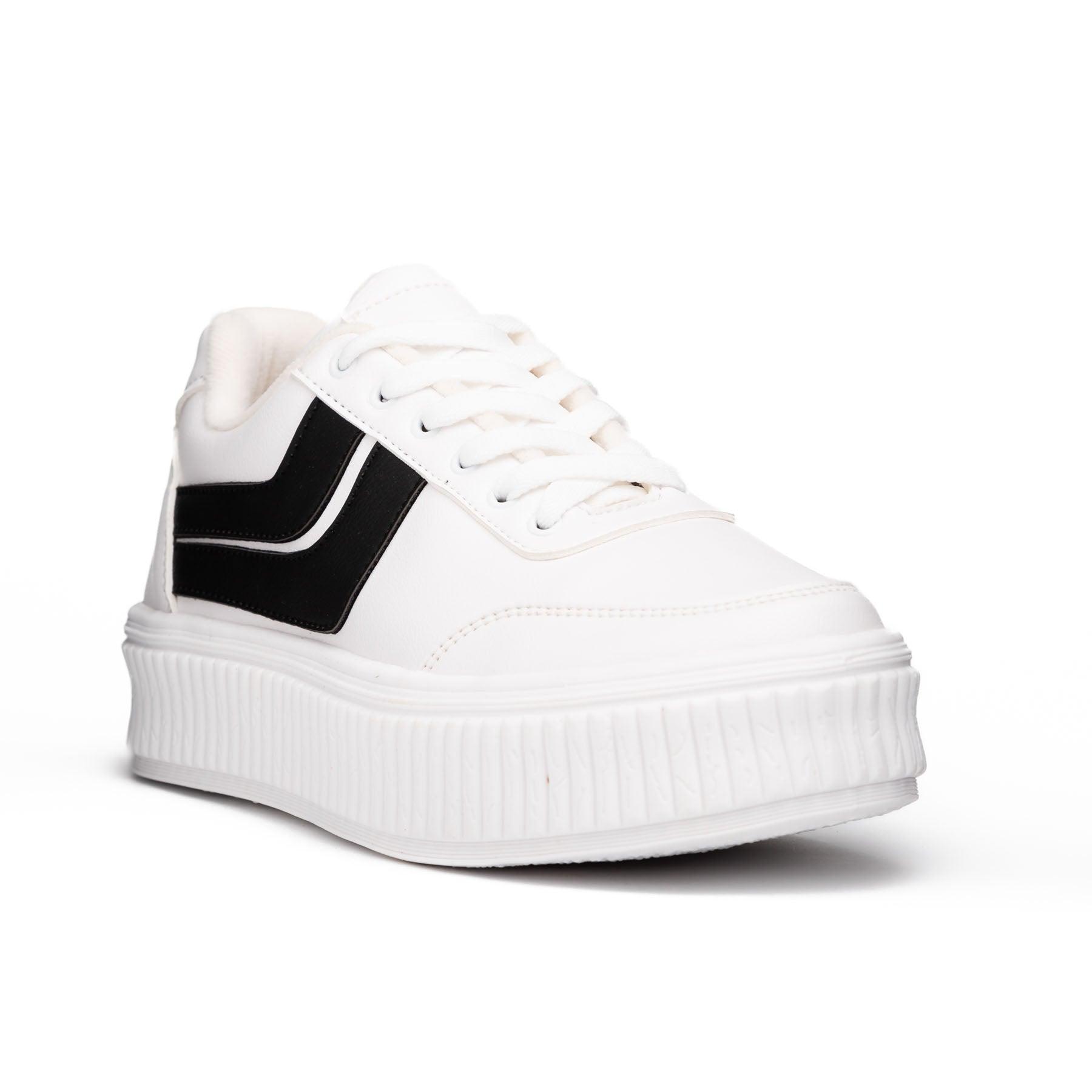 ZAPATILLAS URBANAS MUJER DWANSY BLANCO NEGRO - 5