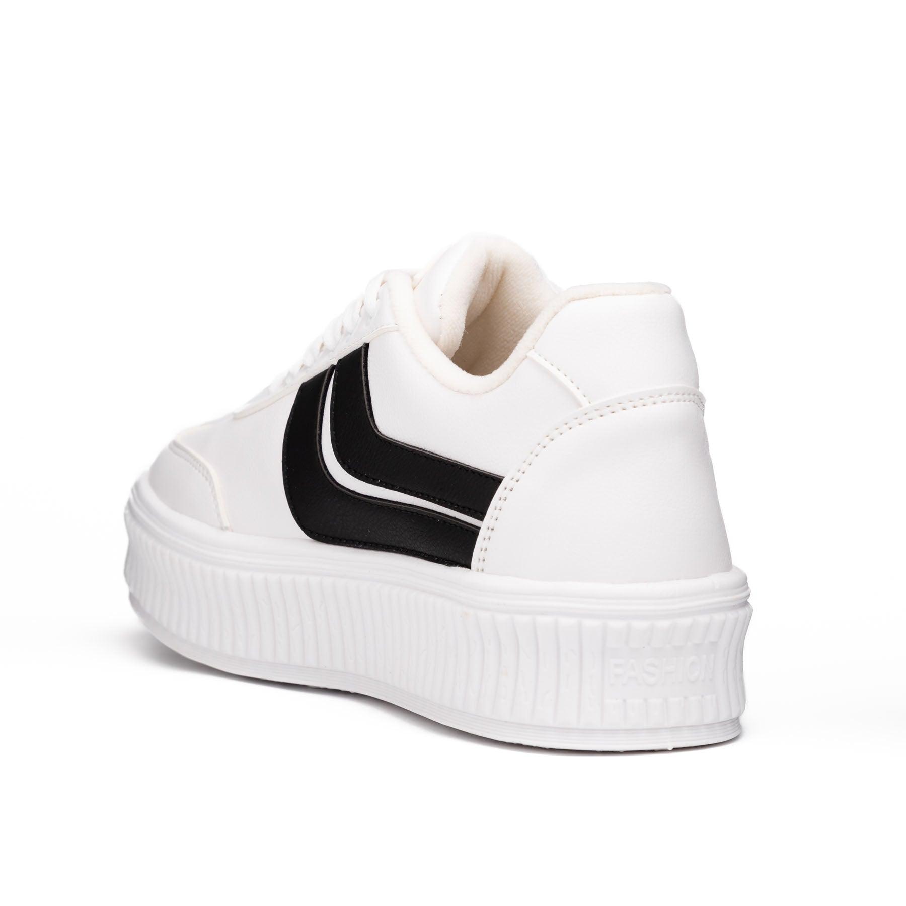 ZAPATILLAS URBANAS MUJER DWANSY BLANCO NEGRO - 6
