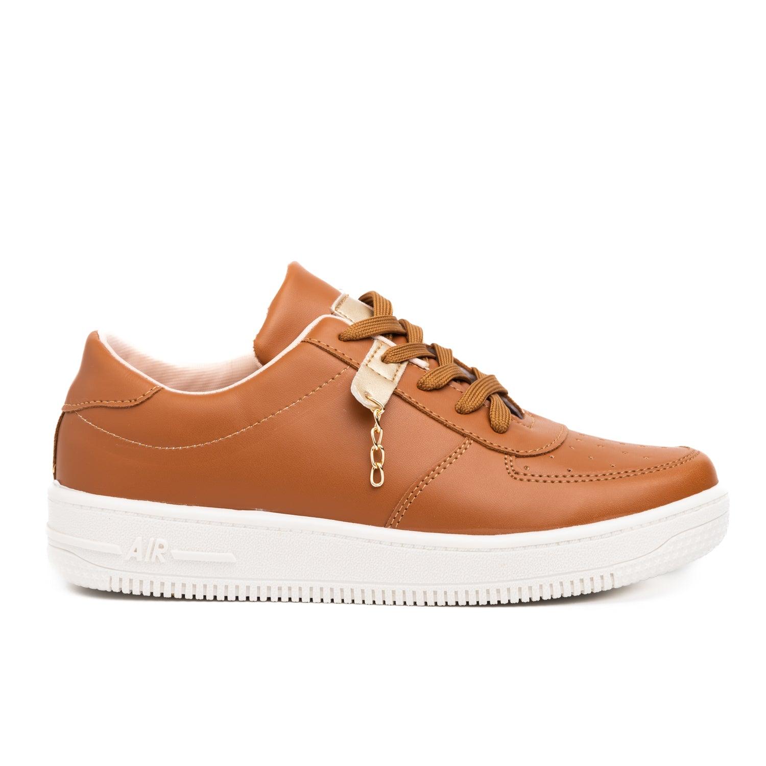 ZAPATILLA URBANAS MUJER LYON CAMEL - 4