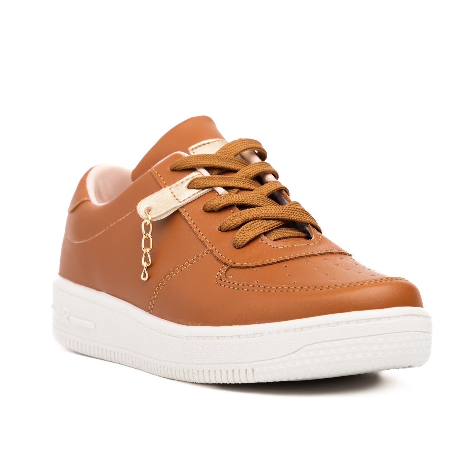 ZAPATILLA URBANAS MUJER LYON CAMEL - 5