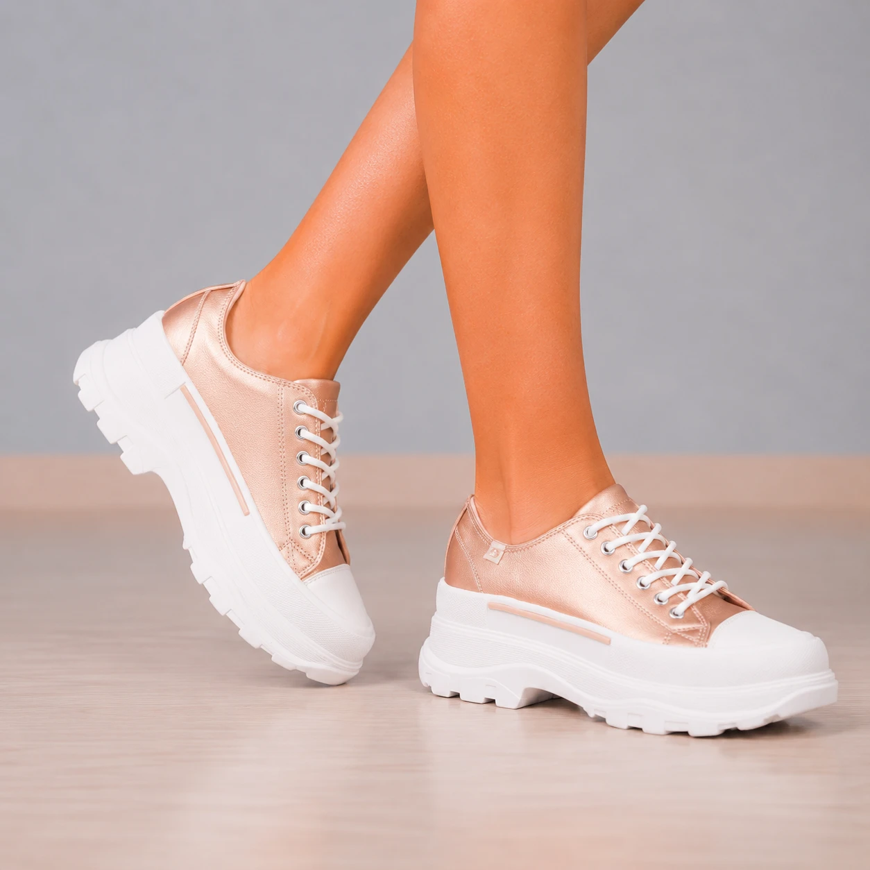 ZAPATILLAS URBANAS MUJER CALI ROSADO - 8