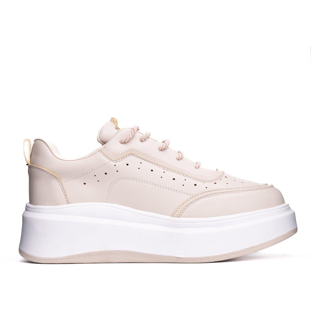 ZAPATILLAS URBANAS MUJER SARANDI BEIGE - 4