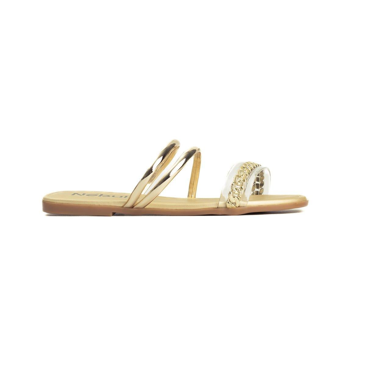 SANDALIAS CASUALES MUJER PALOMA DORADO - 4