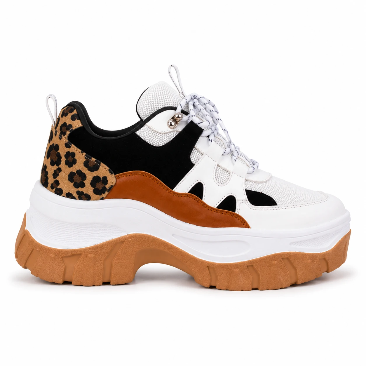 ZAPATILLAS URBANAS MUJER BRESLAVIA NEGRO Y BLANCO - 4