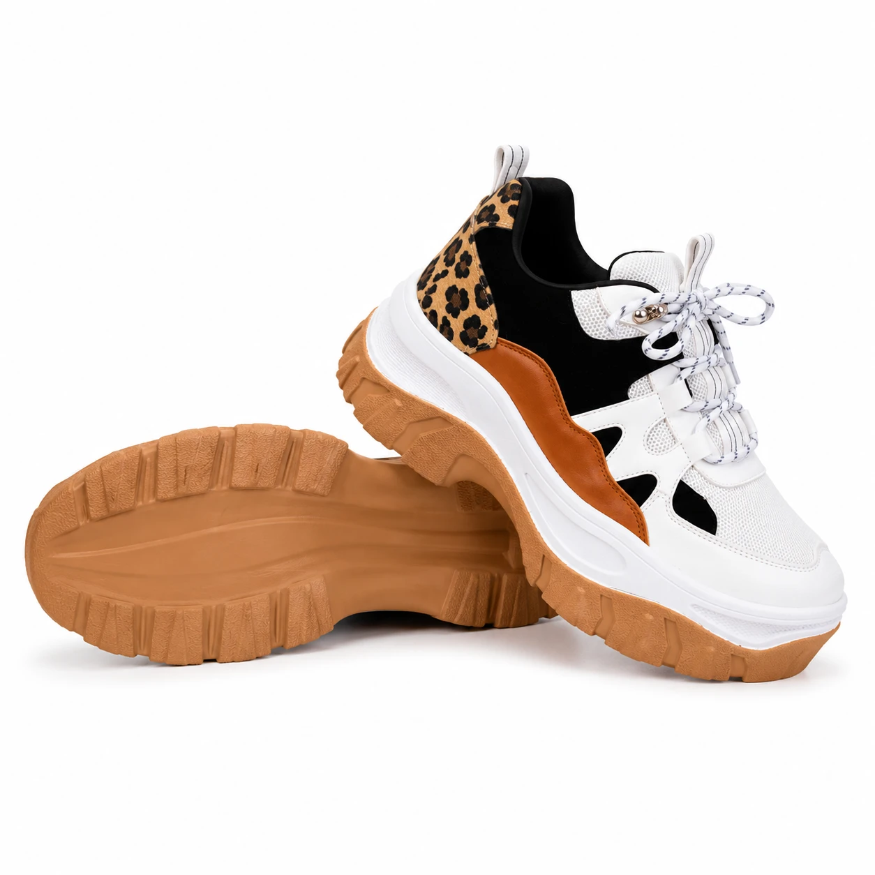 ZAPATILLAS URBANAS MUJER BRESLAVIA NEGRO Y BLANCO - 5