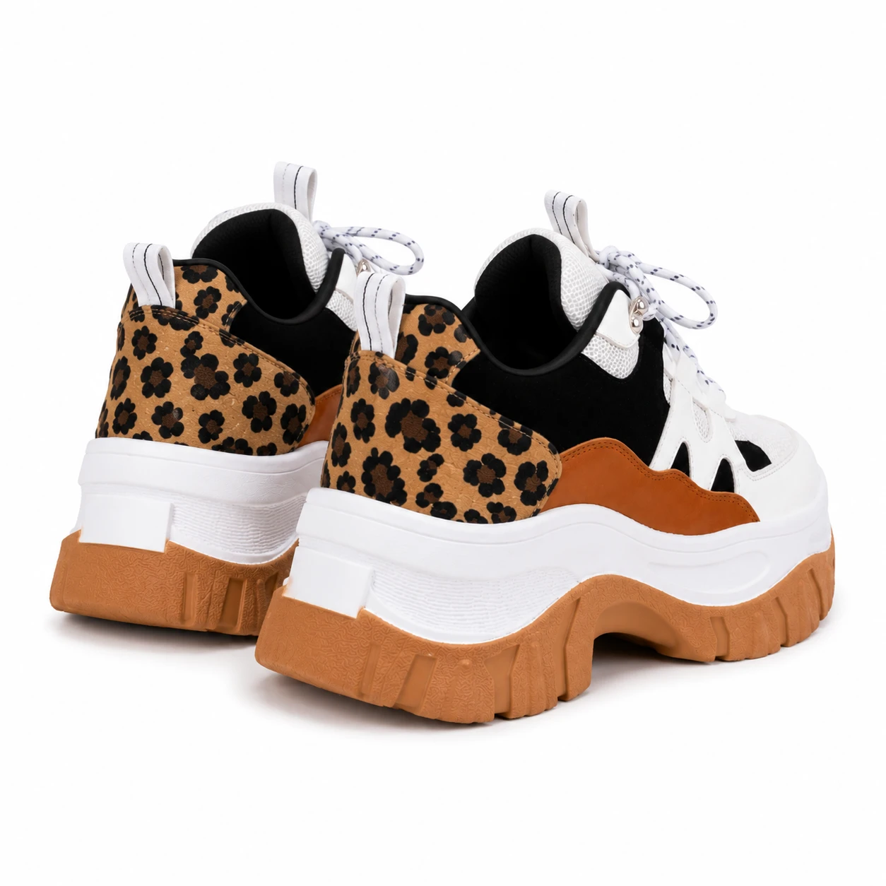 ZAPATILLAS URBANAS MUJER BRESLAVIA NEGRO Y BLANCO - 6