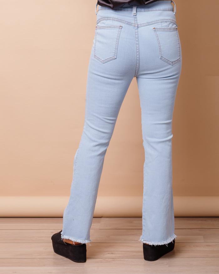 PANTALÓN ACAMPANADO 4.0 ICE RASGADO - 3