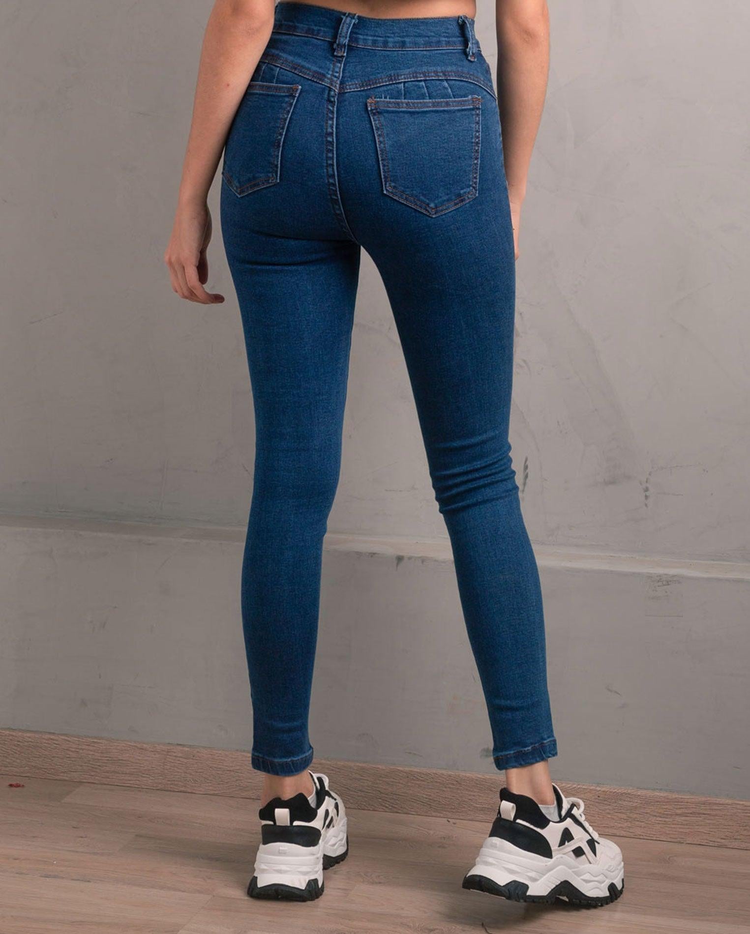 PANTALÓN SKINNY 6.0 AZUL NOCHE - 3