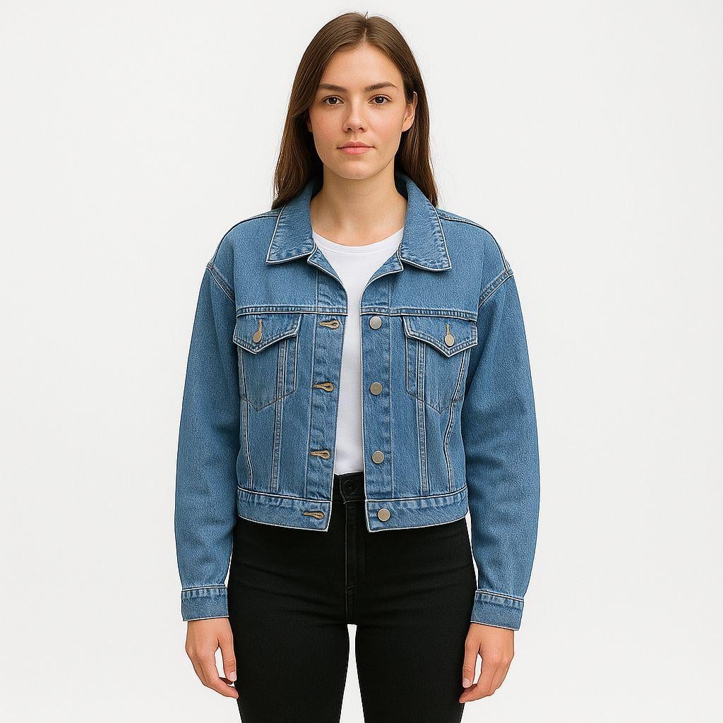 CASACA OVERSIZE CELESTE - 1