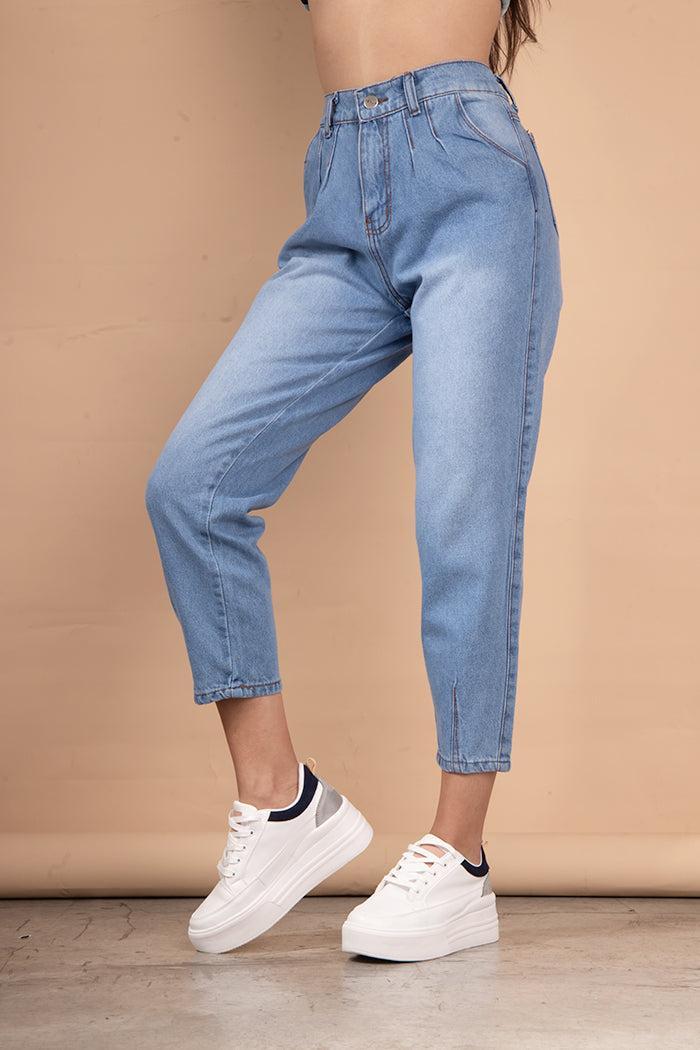 PANTALON SLOUCHY 4.0 CELESTE FOCALIZADO - 1
