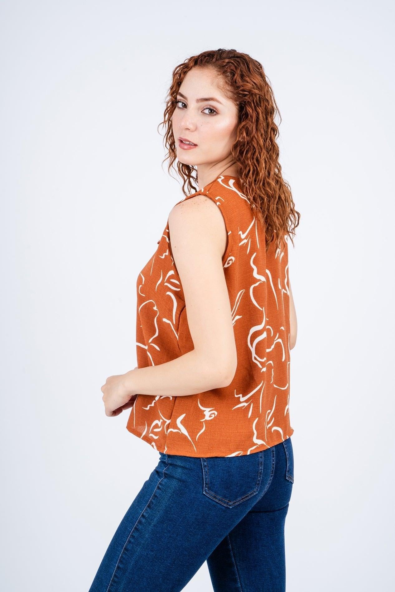 BLUSA LIAF CAMEL - 2