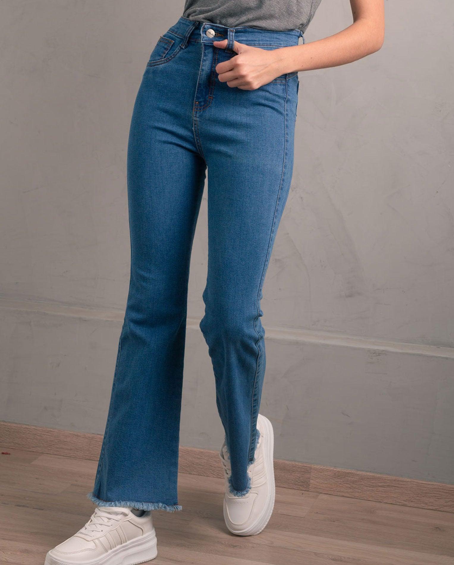 PANTALÓN ACAMPANADO 4.0 AZUL - 2