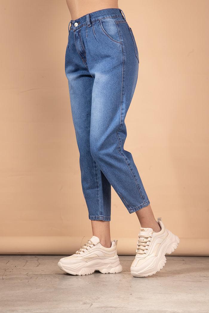 PANTALON SLOUCHY 4.0 AZUL FOCALIZADO - 1