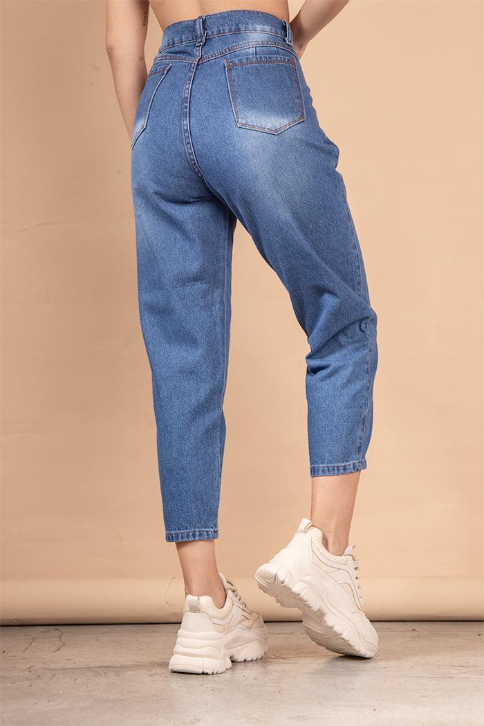 PANTALON SLOUCHY 4.0 AZUL FOCALIZADO - 3
