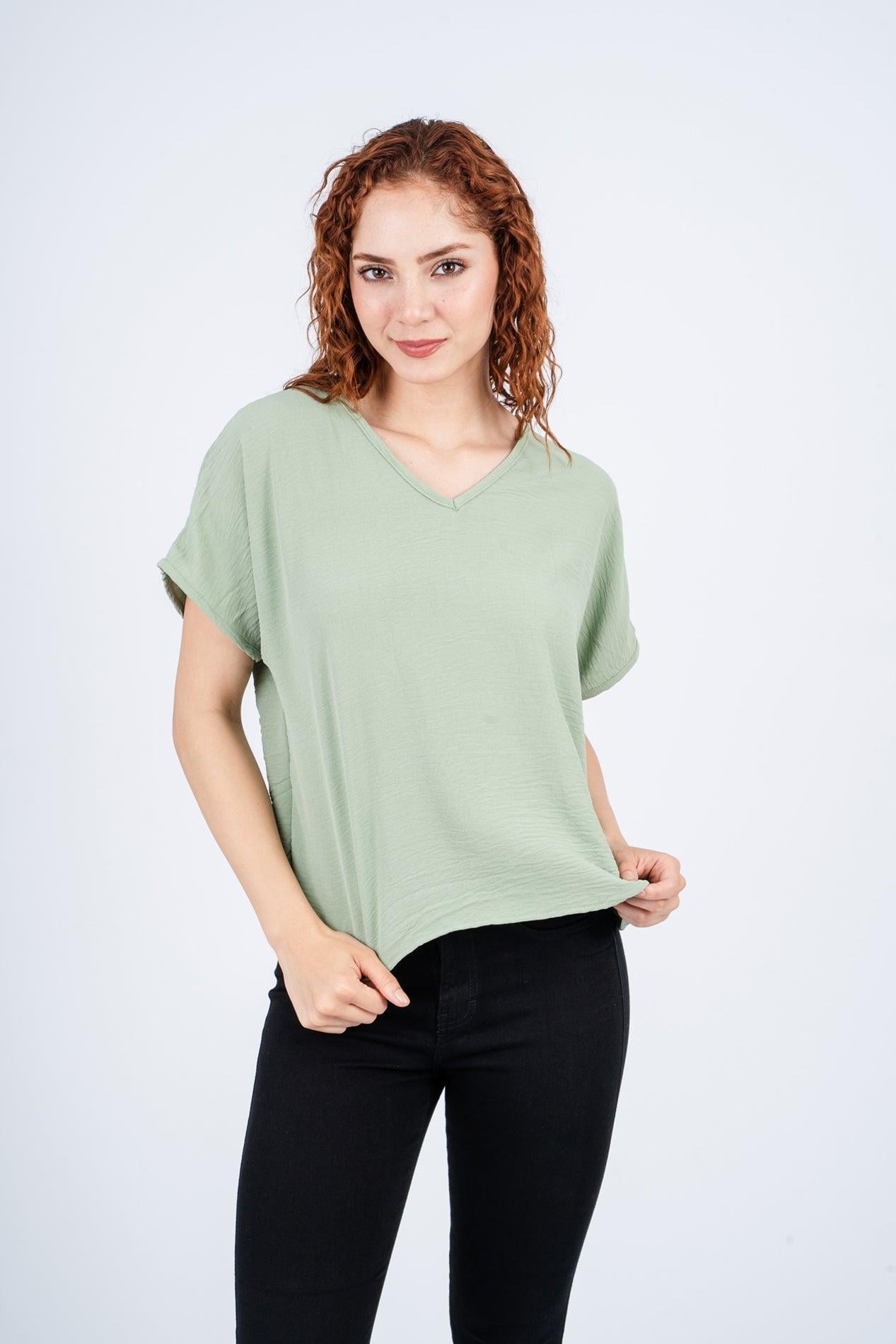 BLUSA VIARY VERDE CLARO - 1