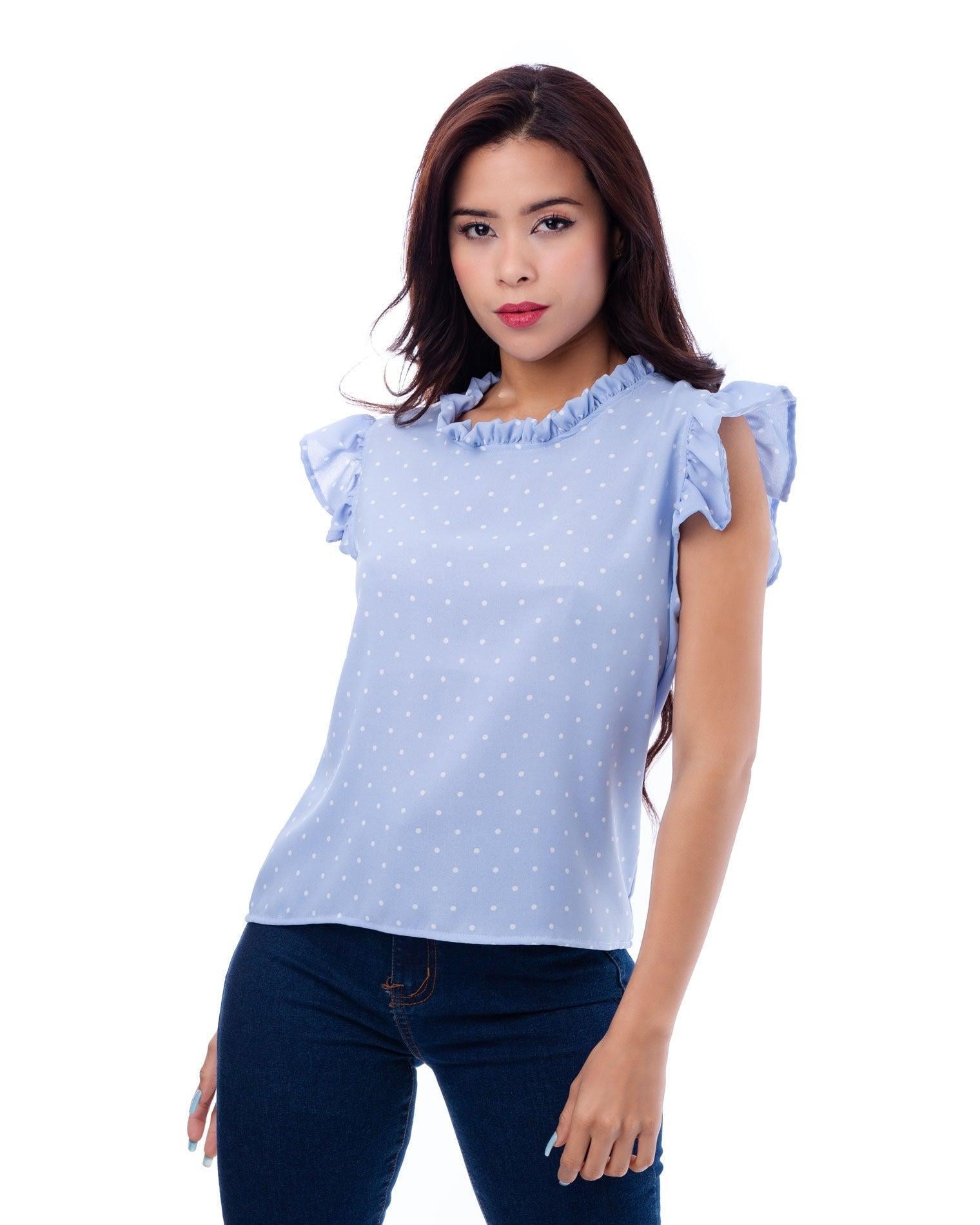 BLUSA VIANELL CELESTE - 1