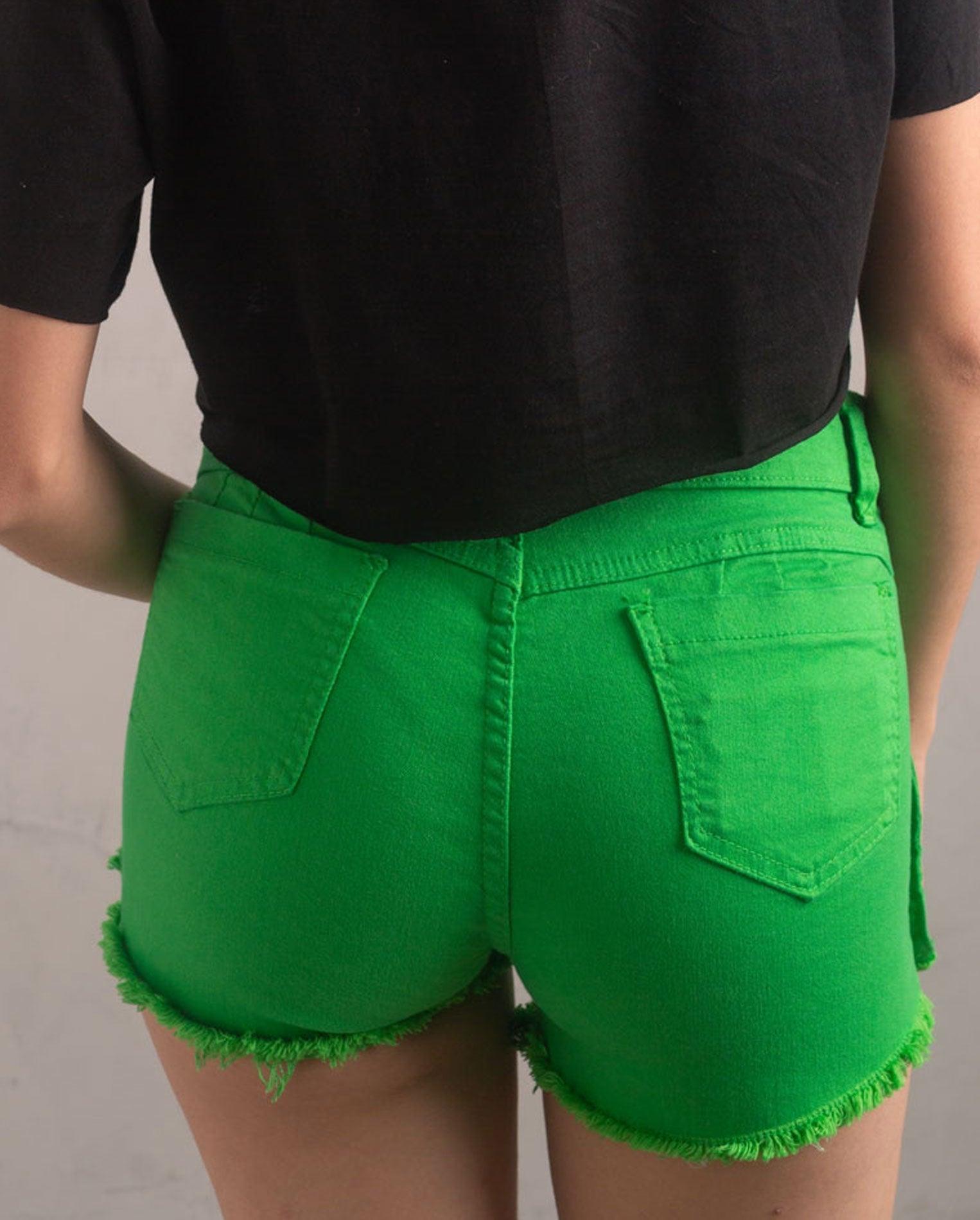 SHORT MELODY VERDE PERICO - 3