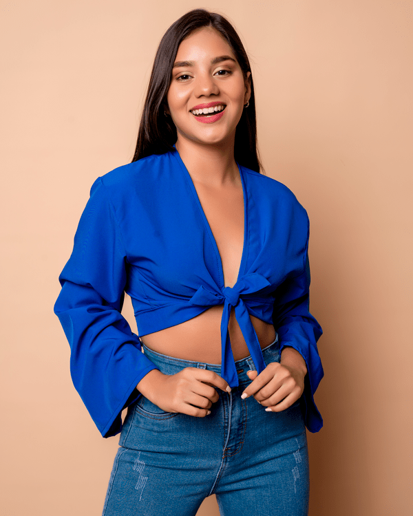 BLUSA IZZY AZUL - 1