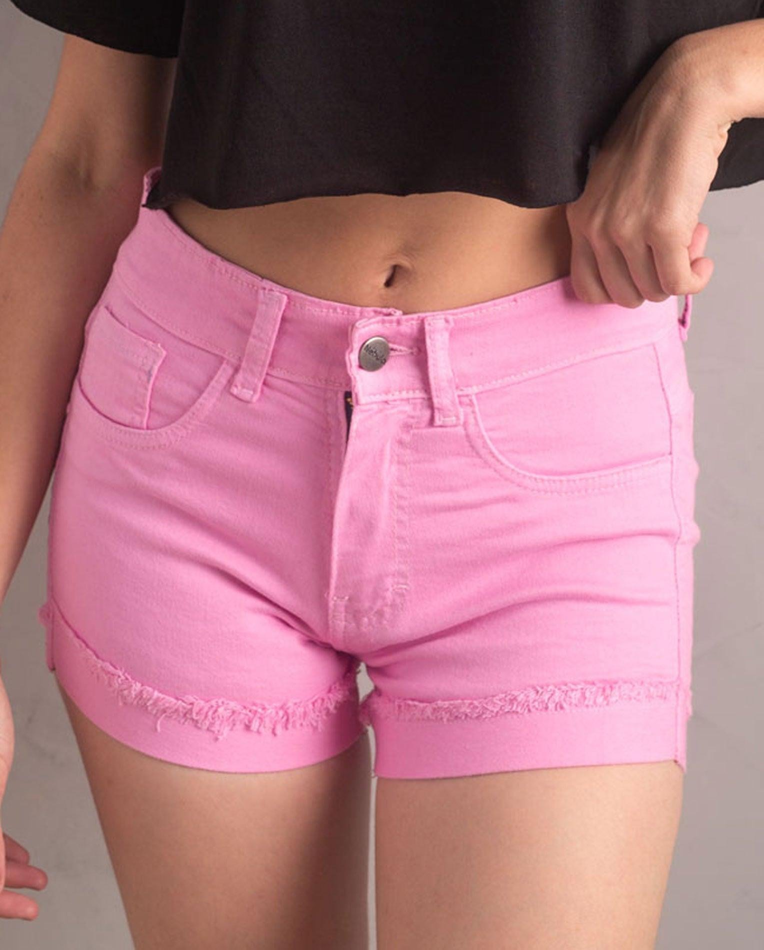SHORT VANILA ROSADO - 1
