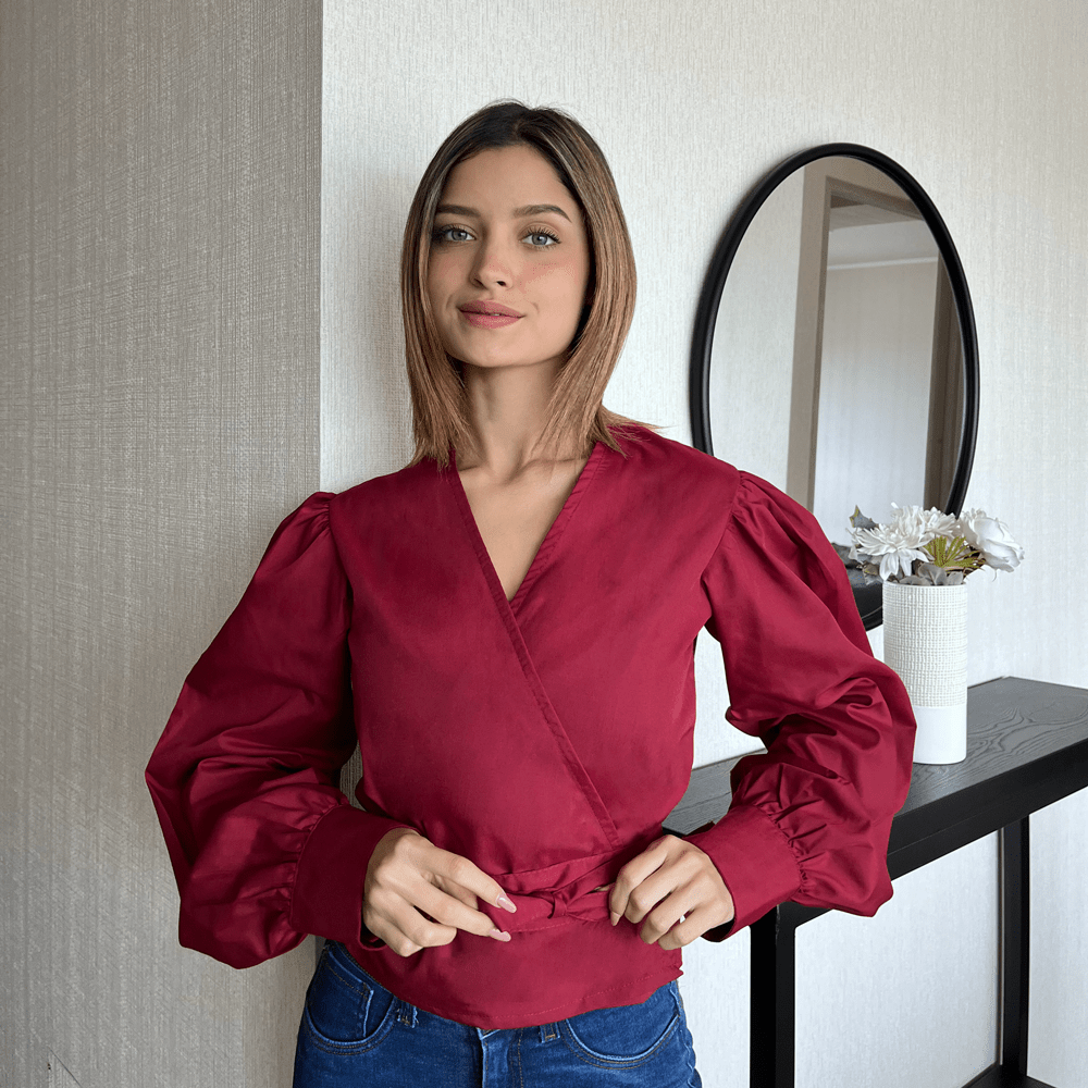 BLUSA KATRINA GUINDA - 1