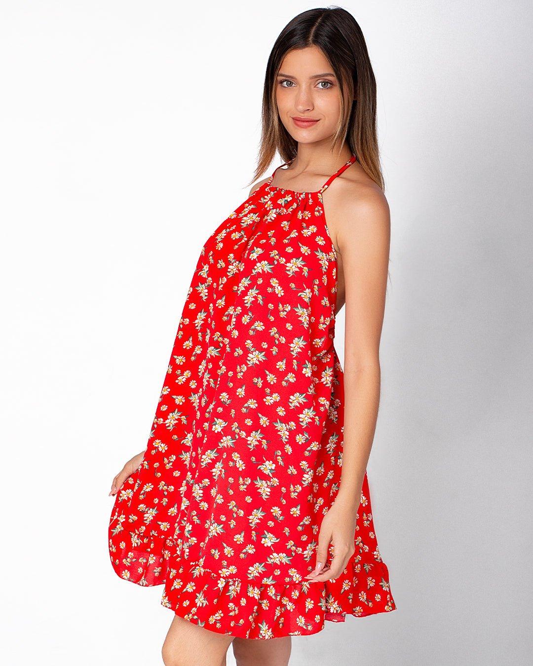 VESTIDO VANNA ROJO - 2