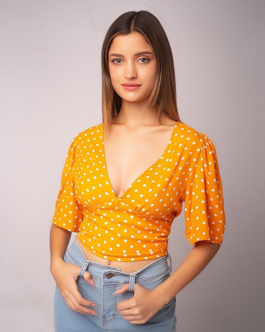 BLUSA KATALINA 2.0 MOSTAZA - 1