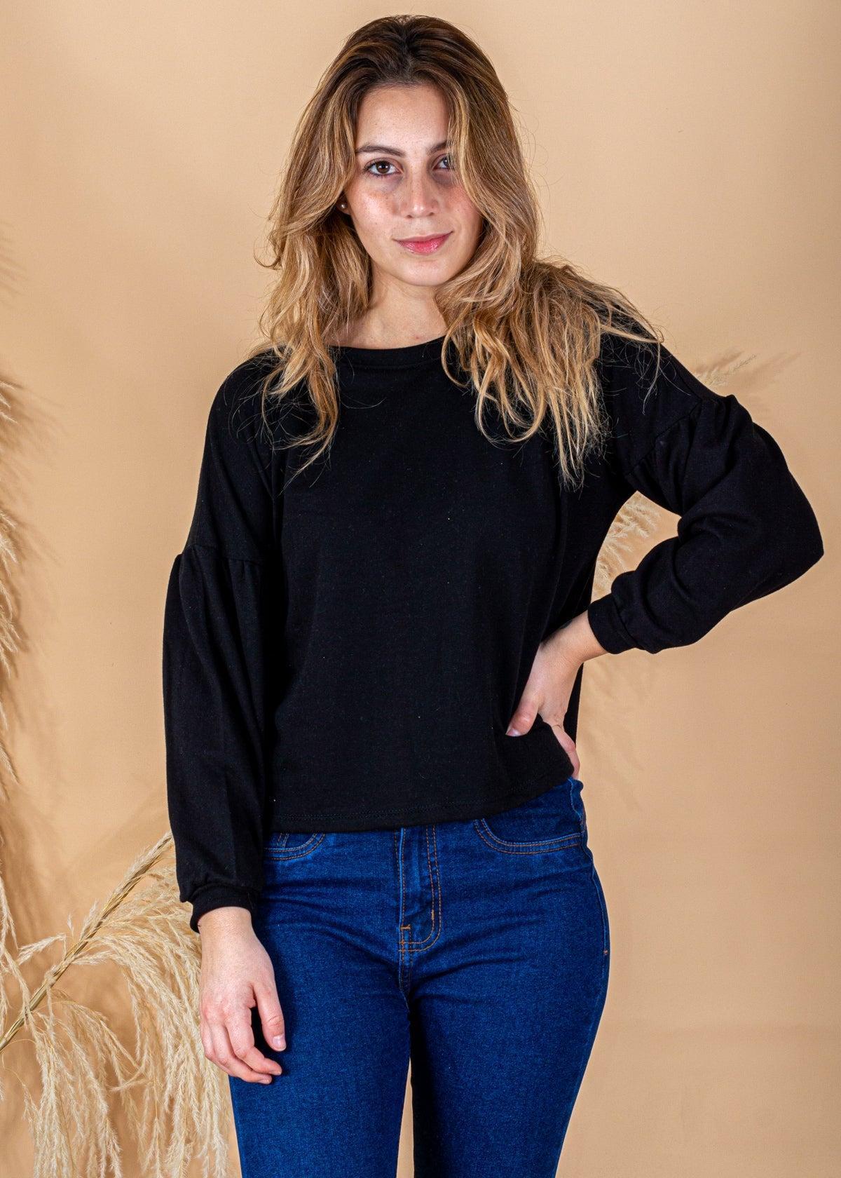 POLERA AYRIS NEGRO - 1