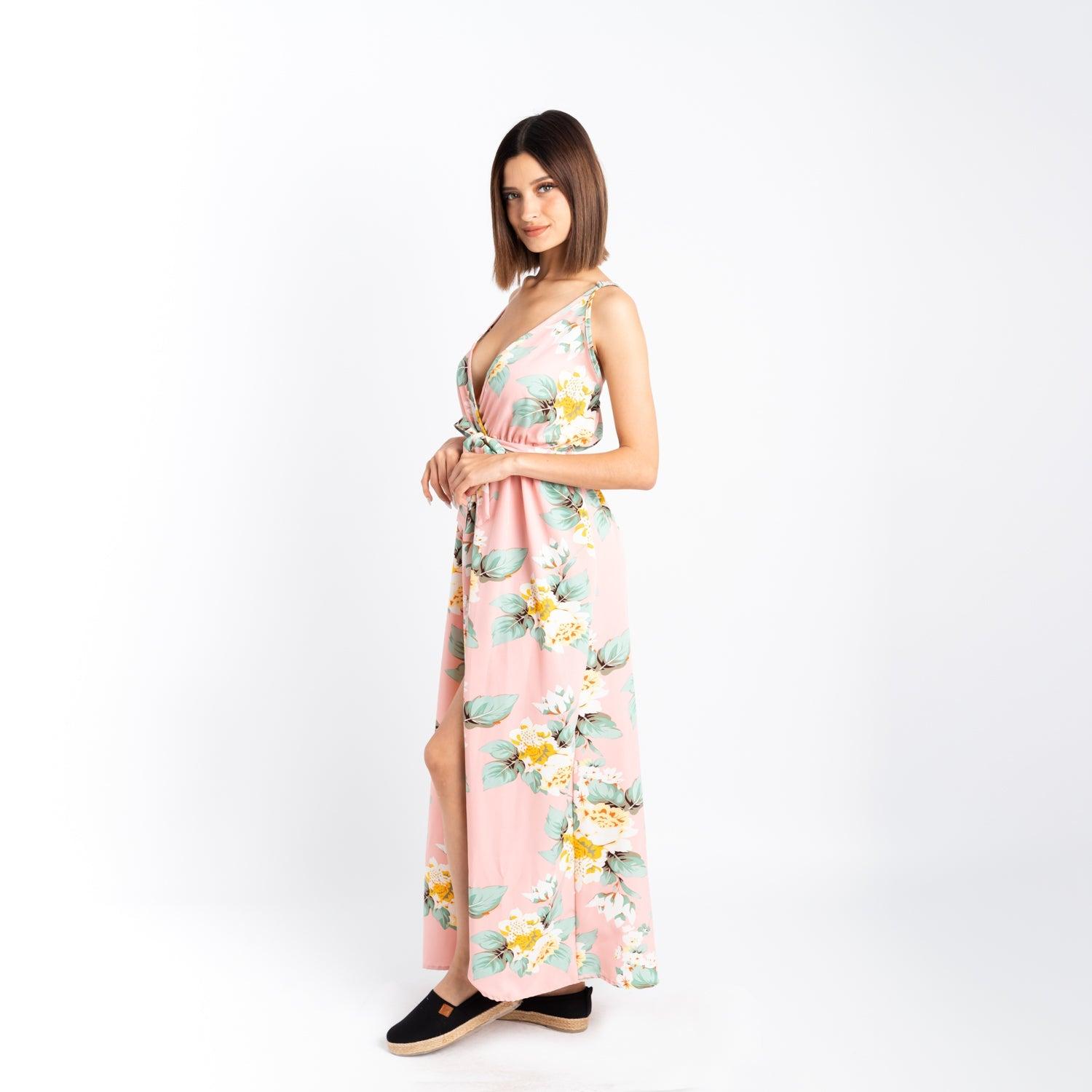 MAXIVESTIDO ESHI ROSADO - 2