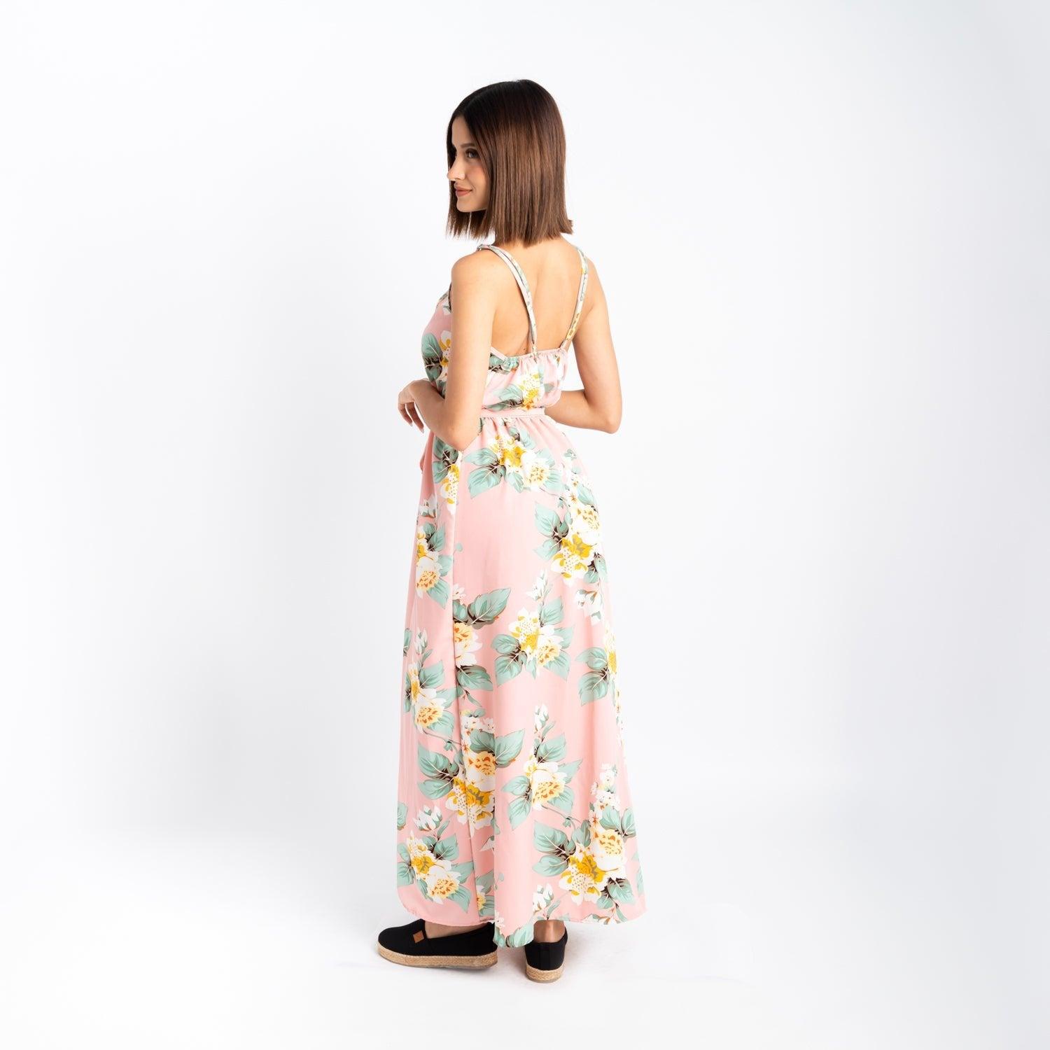 MAXIVESTIDO ESHI ROSADO - 3