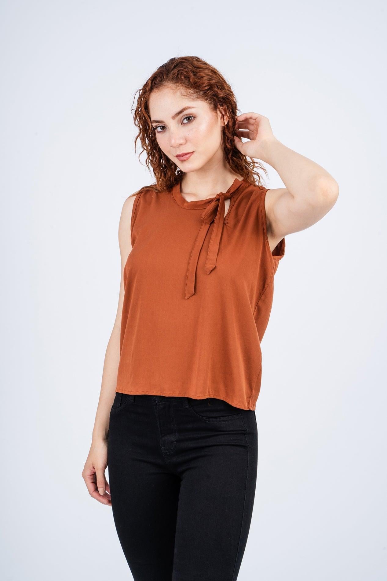 BLUSA LAYEL CAMEL - 1