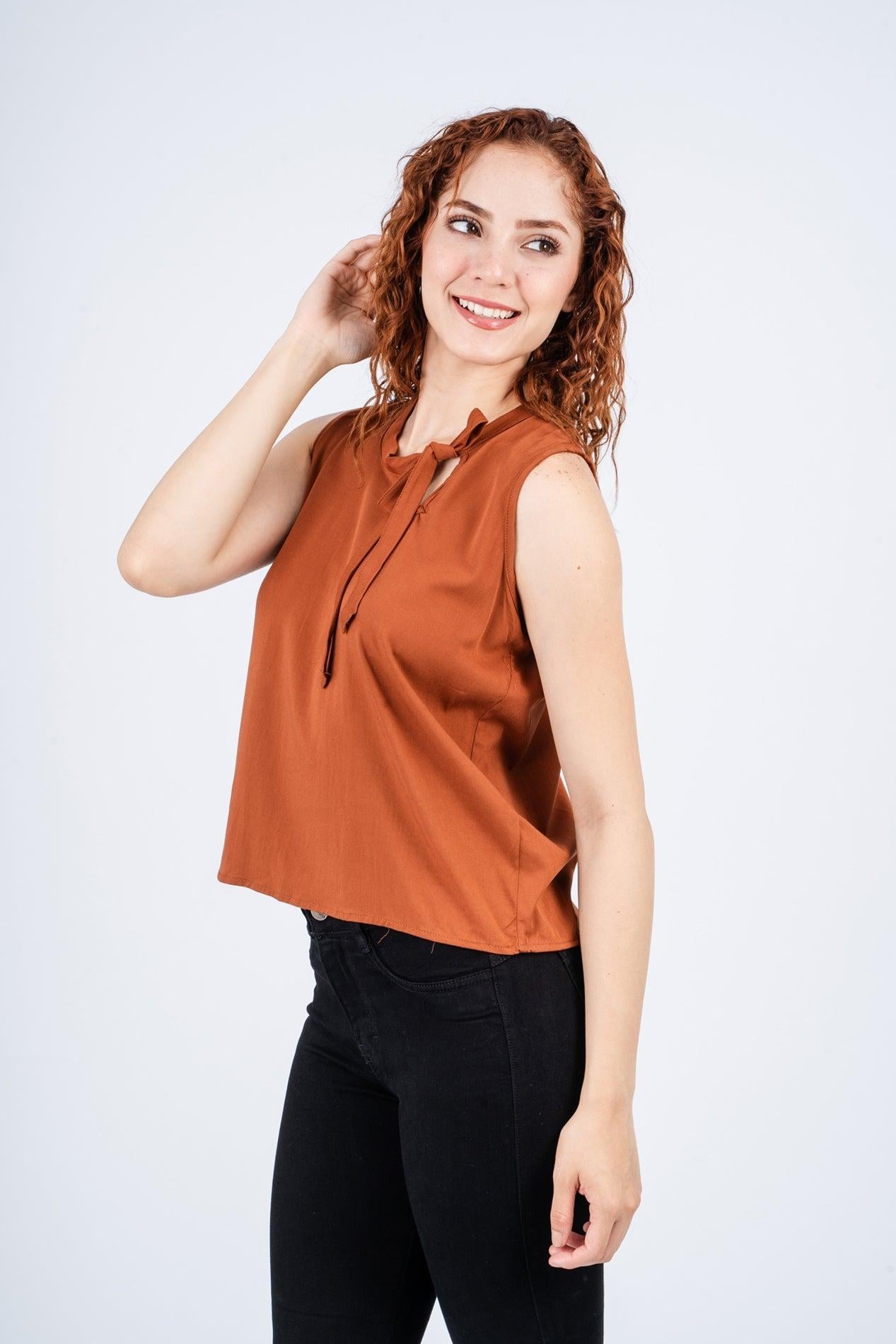 BLUSA LAYEL CAMEL - 2