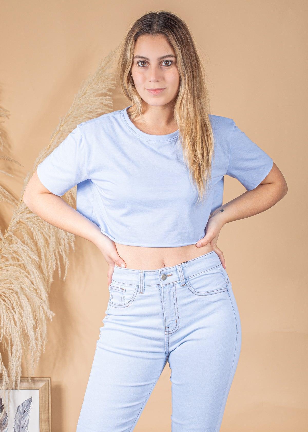 CROP MAYA 3.0 CELESTE - 1