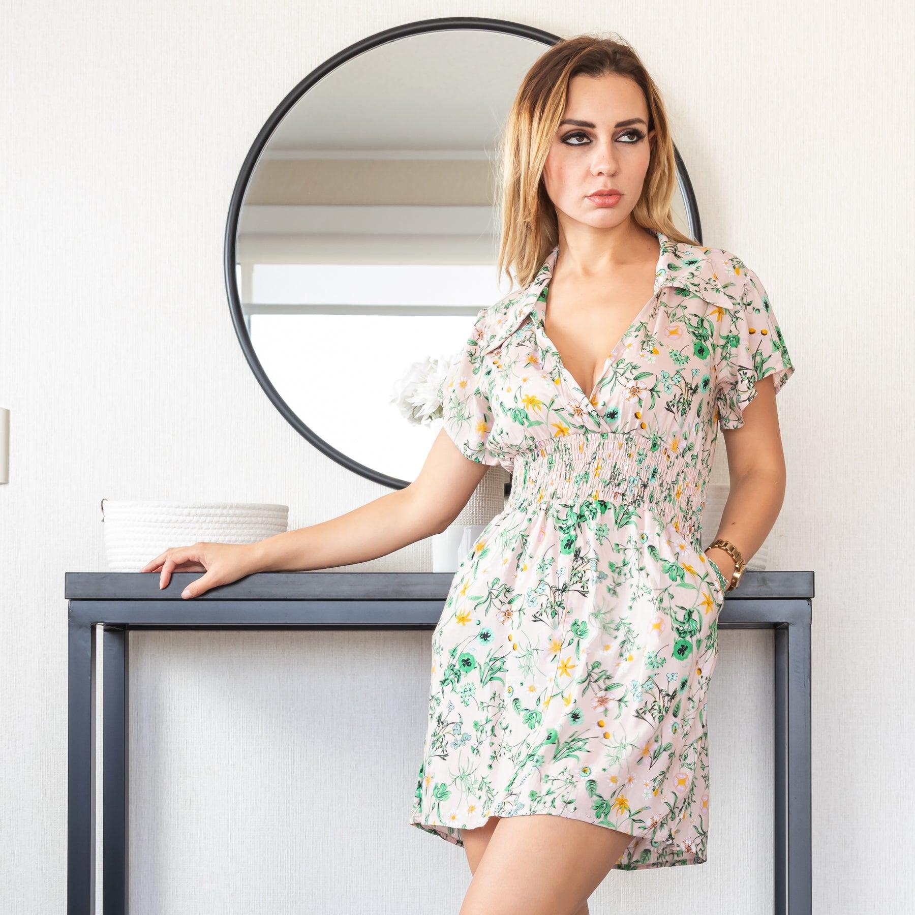 VESTIDO HALLY ROSADO - 2