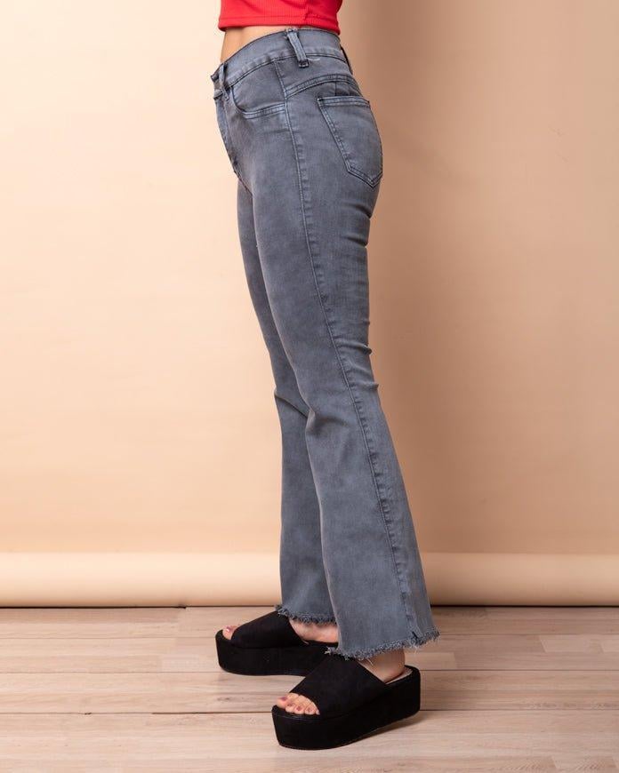 PANTALÓN ACAMPANADO 4.0 GRIS - 1