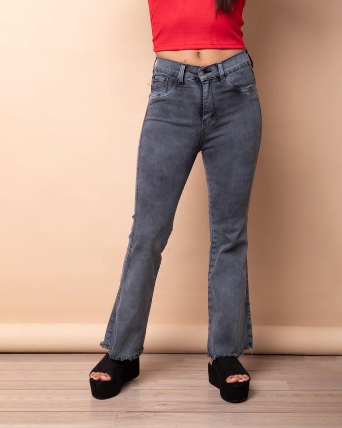 PANTALÓN ACAMPANADO 4.0 GRIS - 2