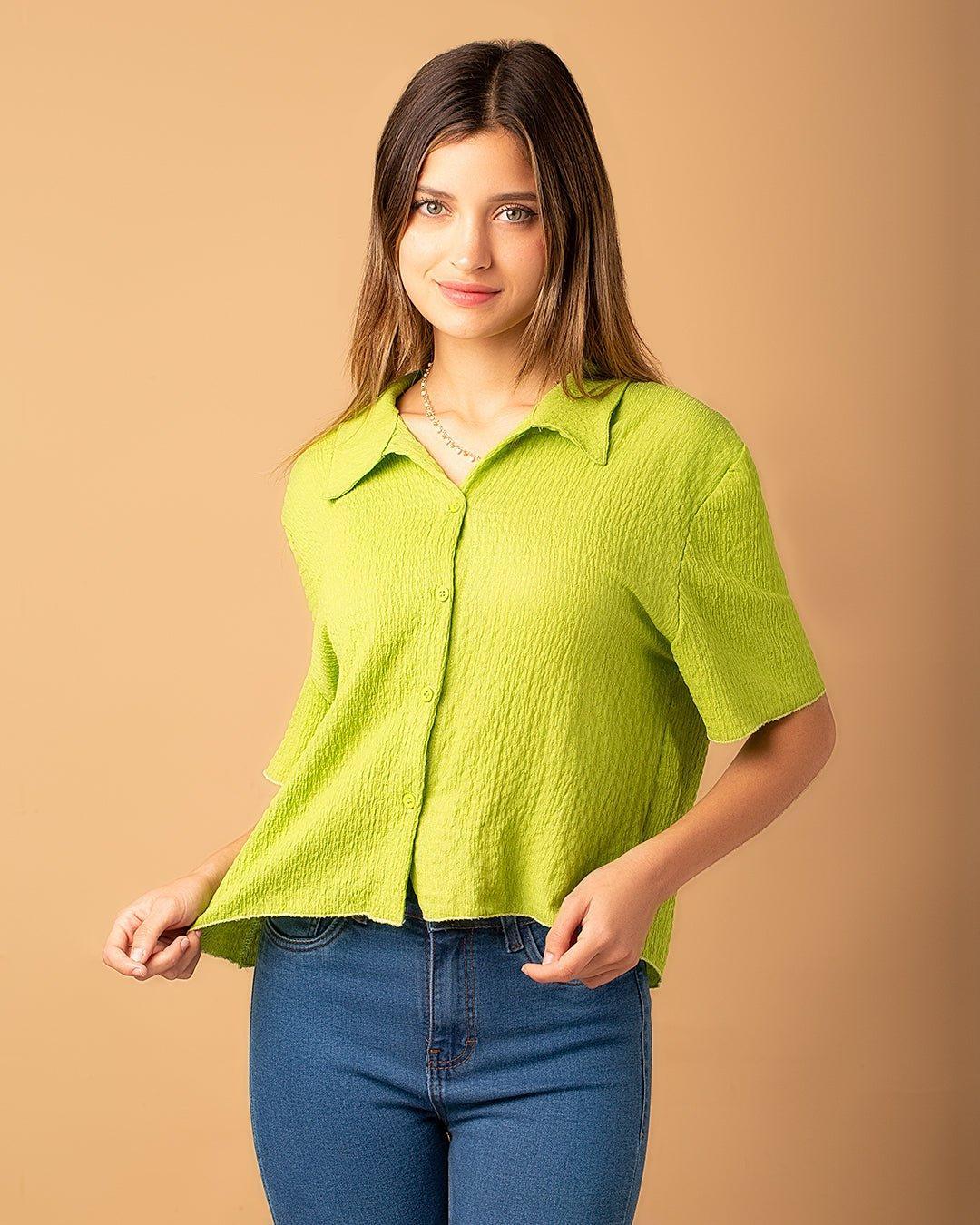 BLUSA YANIXA VERDE LIMO - 1