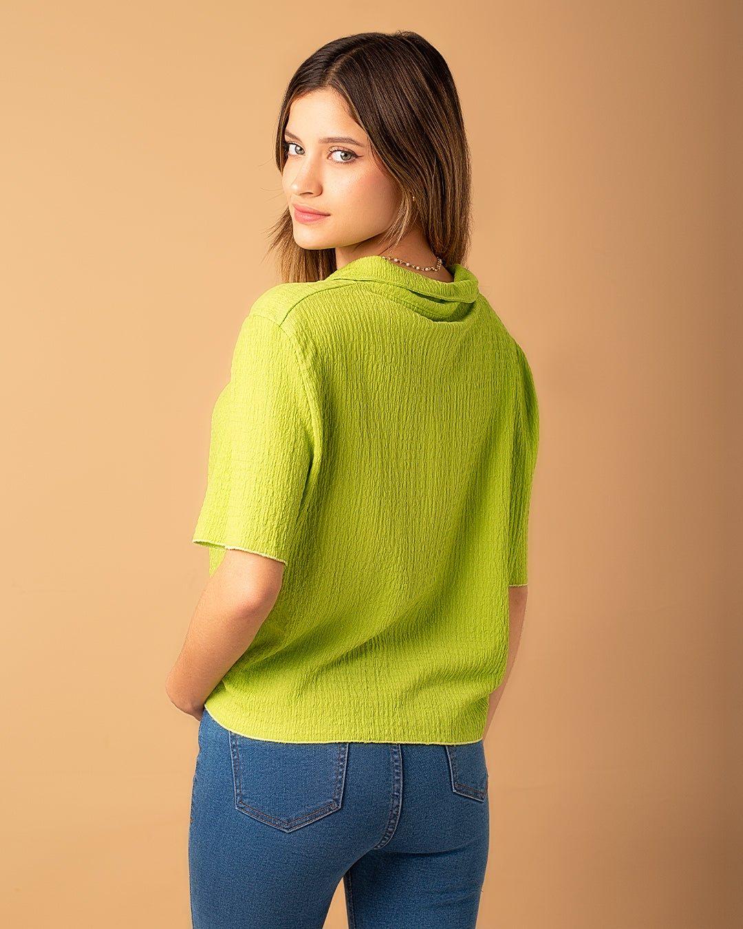 BLUSA YANIXA VERDE LIMO - 3